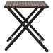 Set mobilier de grădină, pliabil, 5 piese, maro, poliratan - WALTI WALTI