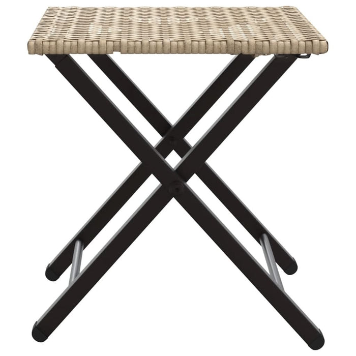 Set mobilier de grădină, pliabil, 5 piese, bej, poliratan - WALTI WALTI