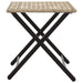 Set mobilier de grădină, pliabil, 5 piese, bej, poliratan - WALTI WALTI