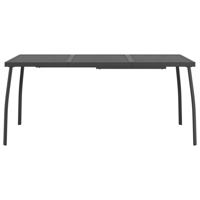 Set de masă pentru grădină, 9 piese, plasă metalică antracit - WALTI WALTI