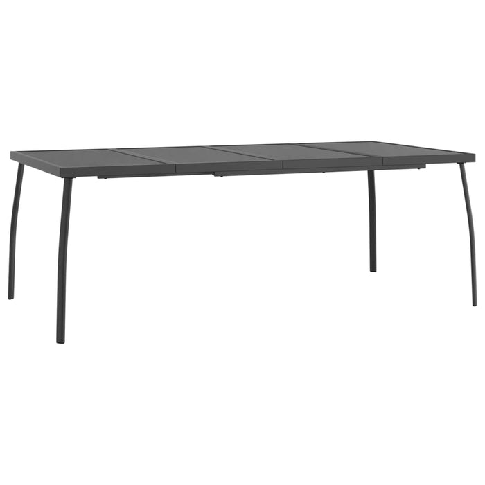 Set de masă pentru grădină, 9 piese, plasă metalică antracit - WALTI WALTI