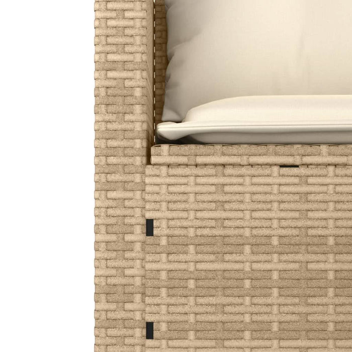 Set canapele de grădină, 3 piese, cu perne, bej, poliratan - WALTI WALTI