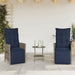 Set bistro 3 piese cu perne, gri, poliratan - WALTI WALTI