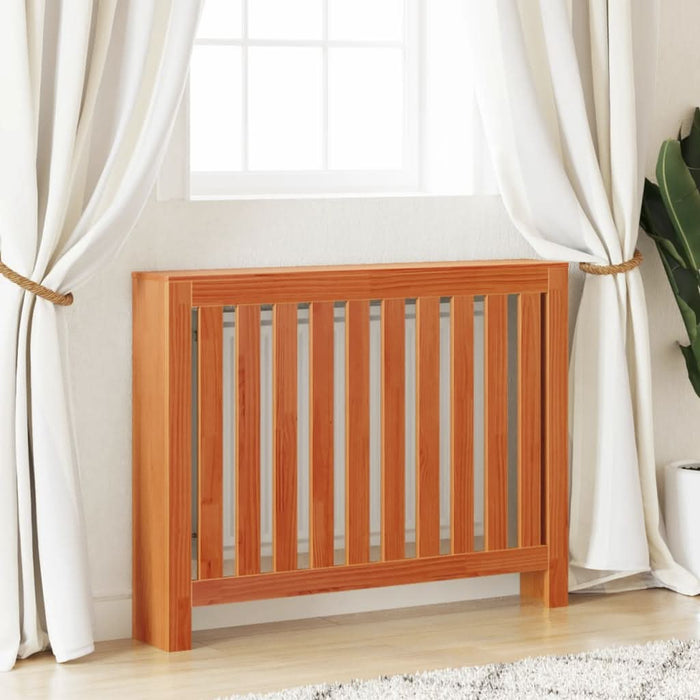 Mască pentru calorifer maro ceruit 108,5x19x84cm lemn masiv pin WALTI