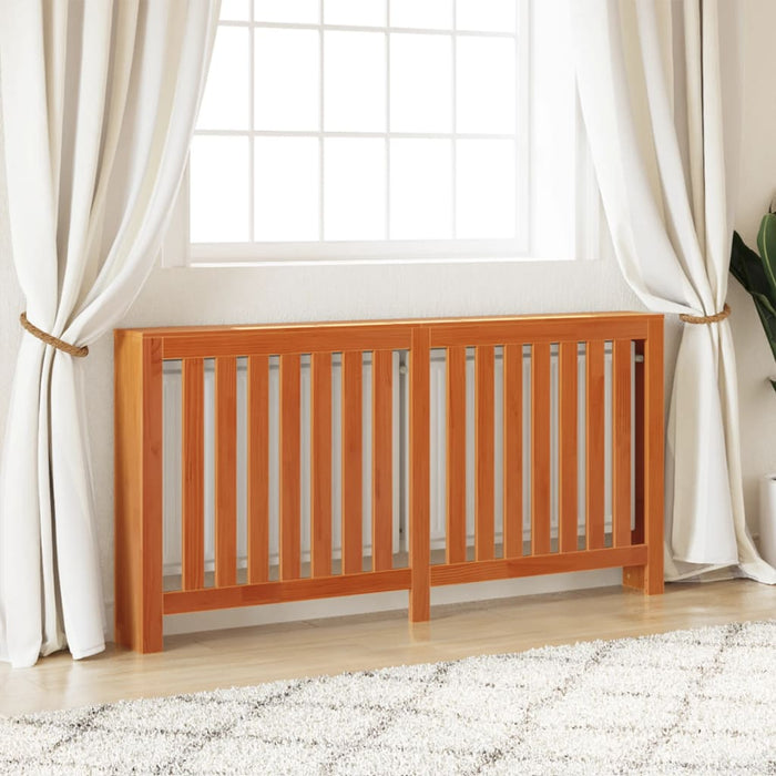 Mască pentru calorifer maro ceruit 169x19x84 cm lemn masiv pin - WALTI WALTI