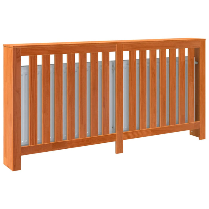 Mască pentru calorifer maro ceruit 169x19x84 cm lemn masiv pin - WALTI WALTI