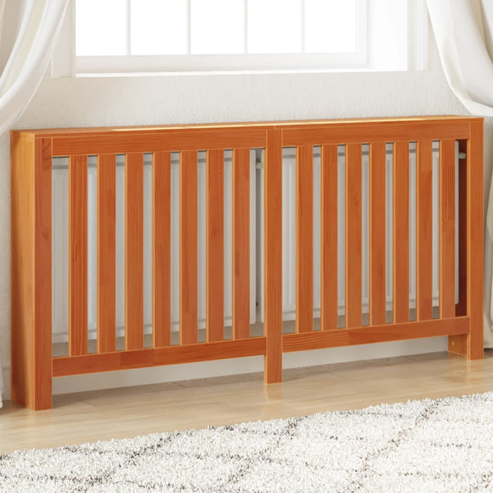 Mască pentru calorifer maro ceruit 169x19x84 cm lemn masiv pin - WALTI WALTI