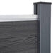 Set panouri pentru gard, gri, 180x186 cm, WPC - WALTI WALTI