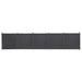 Set panouri pentru gard, gri, 872x186 cm, WPC - WALTI WALTI