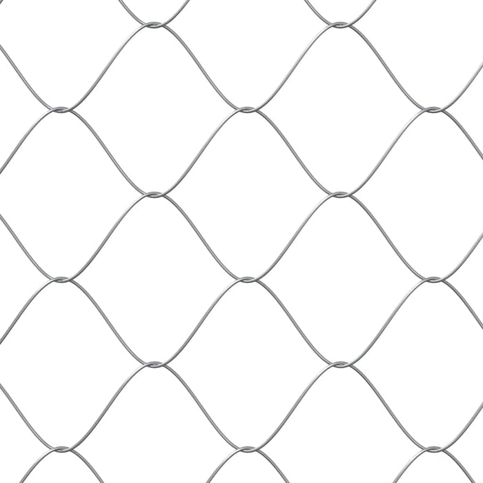 Cușcă de câini cu acoperiș și ușă gri, 2x2x2 m, oțel galvanizat - WALTI WALTI