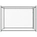 Cușcă pentru câini cu ușă, gri, 2x2x1,5 m, oțel galvanizat - WALTI WALTI