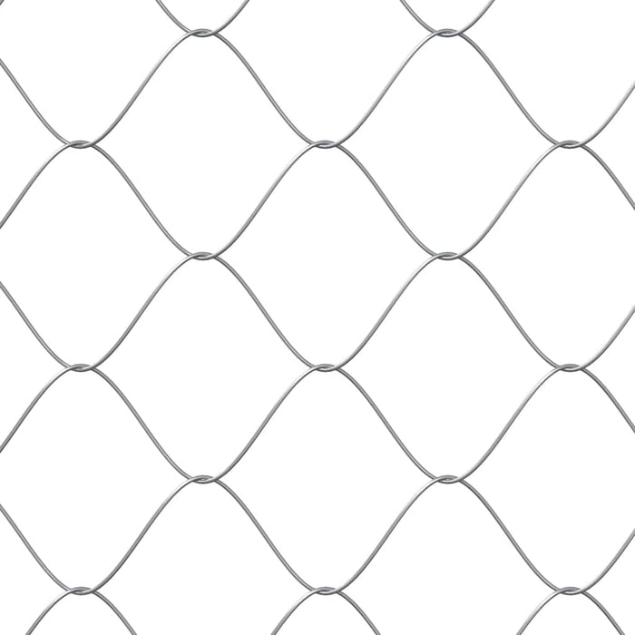 Cușcă pentru câini cu ușă, gri, 2x2x1,5 m, oțel galvanizat - WALTI WALTI