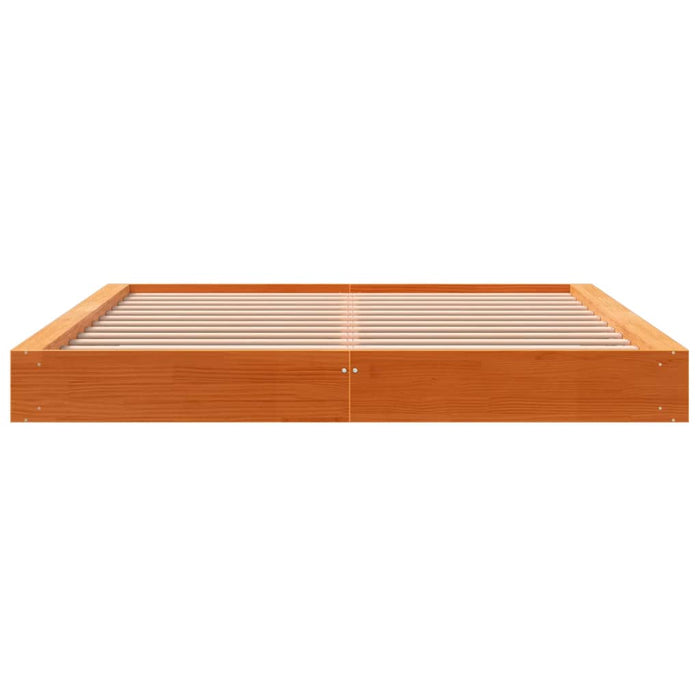 Cadru de pat fără saltea, maro ceruit 180x200 cm lemn masiv pin - WALTI WALTI
