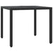 Set mobilier de grădină cu perne, 5 piese, negru, poliratan - WALTI WALTI