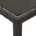 Set mobilier de grădină cu perne, 7 piese, negru, poliratan - WALTI WALTI