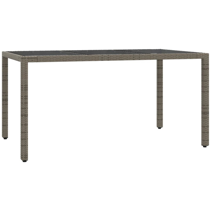 Set mobilier de grădină cu perne, 5 piese, gri, poliratan - WALTI WALTI