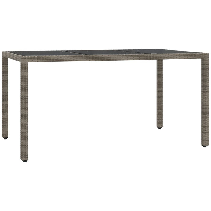 Set mobilier de grădină cu perne, 7 piese, gri, poliratan - WALTI WALTI