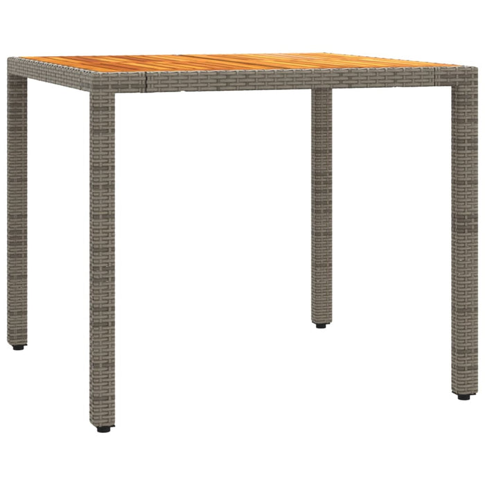 Set mobilier de grădină cu perne, 5 piese, gri, poliratan - WALTI WALTI