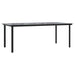 Set mobilier de grădină cu perne, 9 piese, negru, poliratan - WALTI WALTI
