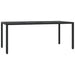 Set mobilier de grădină cu perne, 7 piese, negru, poliratan - WALTI WALTI
