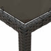 Set mobilier de grădină cu perne, 5 piese, negru, poliratan - WALTI WALTI
