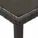 Set mobilier de grădină cu perne, 7 piese, negru, poliratan - WALTI WALTI
