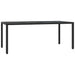 Set mobilier de grădină cu perne, 7 piese, negru, poliratan - WALTI WALTI