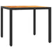 Set bistro cu perne, 3 piese, negru, poliratan - WALTI WALTI