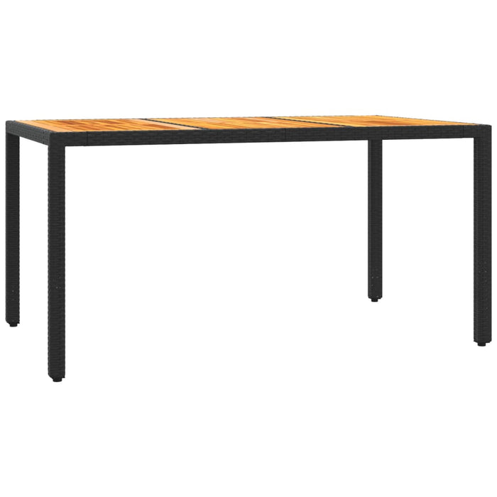 Set mobilier de grădină cu perne, 5 piese, negru, poliratan - WALTI WALTI