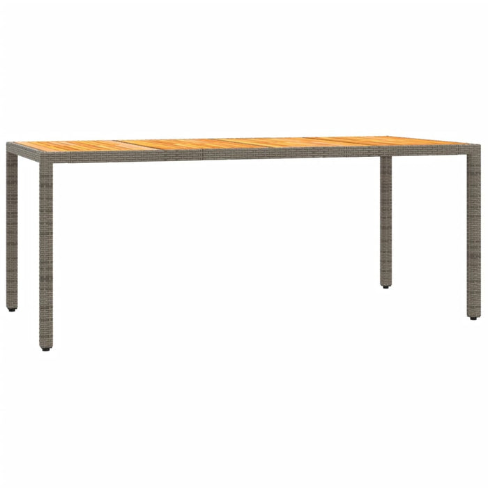 Set mobilier de grădină cu perne, 7 piese, gri, poliratan - WALTI WALTI