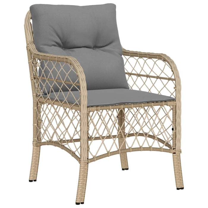 Set mobilier pentru grădină, 7 piese, cu perne, bej, poliratan - WALTI WALTI