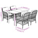 Set mobilier pentru grădină, 5 piese, cu perne, bej, poliratan - WALTI WALTI