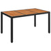 Set mobilier de grădină cu perne, 7 piese, negru, poliratan - WALTI WALTI