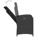 Set mobilier de grădină cu perne, 7 piese, negru, poliratan - WALTI WALTI