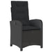 Set mobilier de grădină cu perne, 7 piese, negru, poliratan - WALTI WALTI