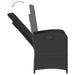 Set mobilier de grădină cu perne, 7 piese, negru, poliratan - WALTI WALTI
