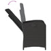 Set mobilier de grădină cu perne, 9 piese, negru, poliratan - WALTI WALTI