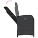 Set mobilier de grădină cu perne, 5 piese, negru, poliratan - WALTI WALTI