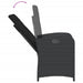 Set mobilier de grădină cu perne, 9 piese, negru, poliratan - WALTI WALTI