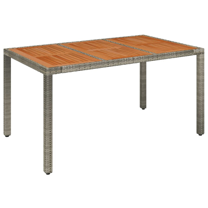 Set mobilier de grădină cu perne, 5 piese, gri, poliratan WALTI