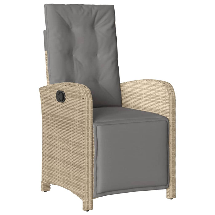 Set mobilier de grădină cu perne, 5 piese, bej, poliratan - WALTI WALTI