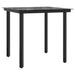Set mobilier de grădină cu perne, 5 piese, negru, poliratan - WALTI WALTI