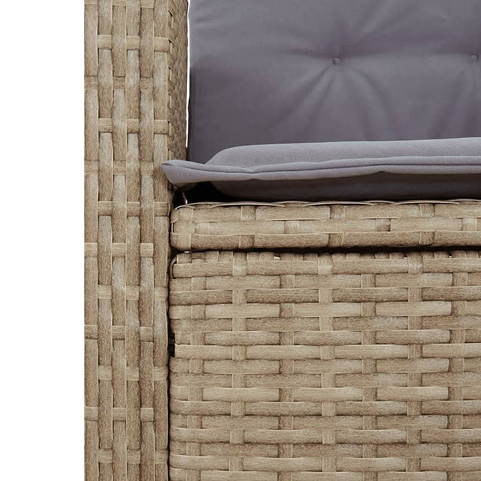 Set mobilier pentru grădină, 7 piese, cu perne, bej, poliratan - WALTI WALTI