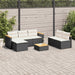 Set mobilier de grădină cu perne, 5 piese,poliratan/lemn acacia - WALTI WALTI