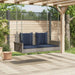 Balansoar cu perne gri 119x56x48 cm, poliratan - WALTI WALTI