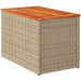 Mese laterale de grădină 2 buc. bej 55x34x37cm lemn/poliratan - WALTI WALTI