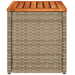 Mese laterale de grădină 2 buc. bej 55x34x37cm lemn/poliratan - WALTI WALTI