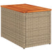 Mese laterale de grădină 2 buc. bej 55x34x37cm lemn/poliratan - WALTI WALTI