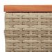 Mese laterale de grădină 2 buc. bej 55x34x37cm lemn/poliratan - WALTI WALTI