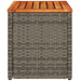 Mese laterale de grădină 2 buc. gri 55x34x37cm lemn/poliratan - WALTI WALTI